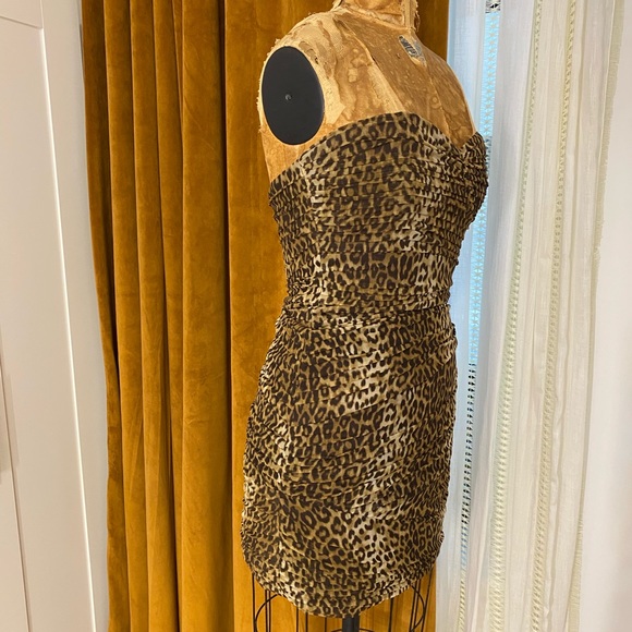 BCBGMaxAnzaria Cheetah Print Minidress - Picture 4 of 6